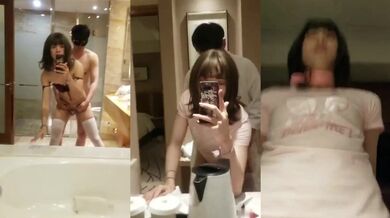 性感小妮子TS晓薇 酒店被哥哥操，在浴室就干了起来，呻吟地叫着哥哥插深点，菊花好舒服！